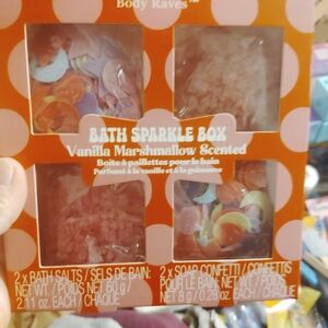 Bath Sparkle Box Vanilla Marshmallow Scented - Pink